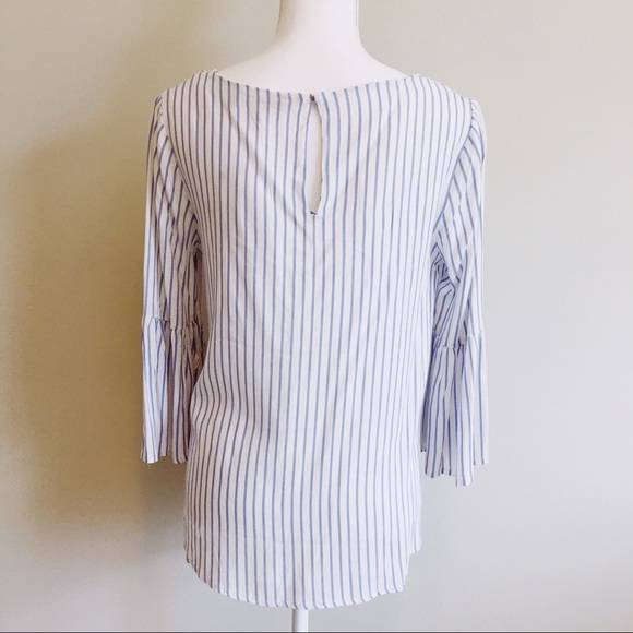 NWT Philosophy Blue and White Striped Top - Size S - Picture 2 of 4